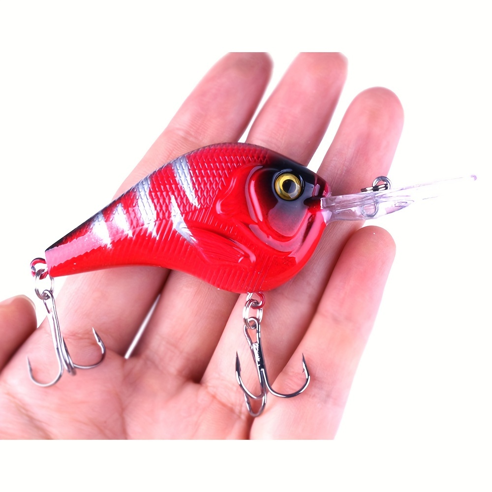 Floating Minnow Fishing Lure Long Tongue Crankbait Treble - Temu