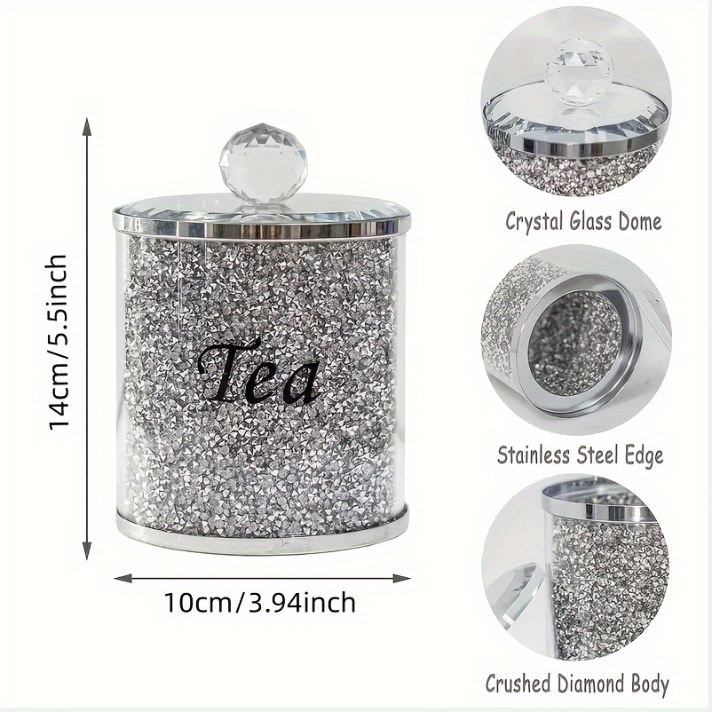 luxurious jars sparkling lids coffee sugar tea Temu Philippines