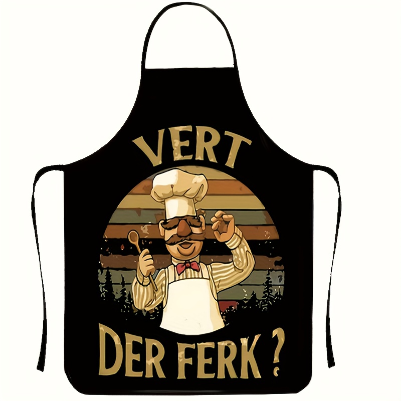 

A Single-pack Men's Chef Apron With , Suitable For Kitchen Cooking, Stylish Gardening Work, And In Plus Sizes.