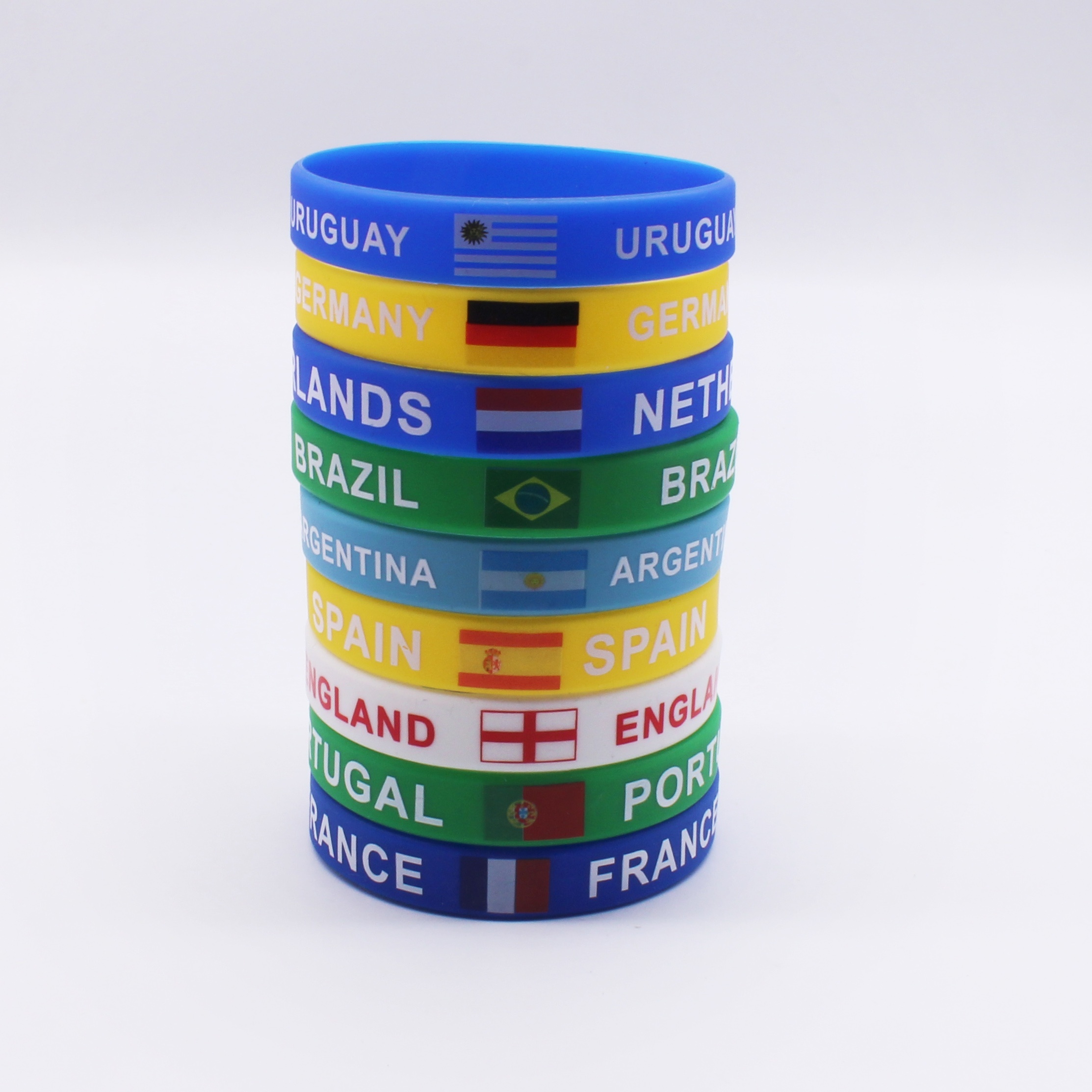 

2pcs Bracelet, Silicone Bracelet, Football Bracelet, For Men