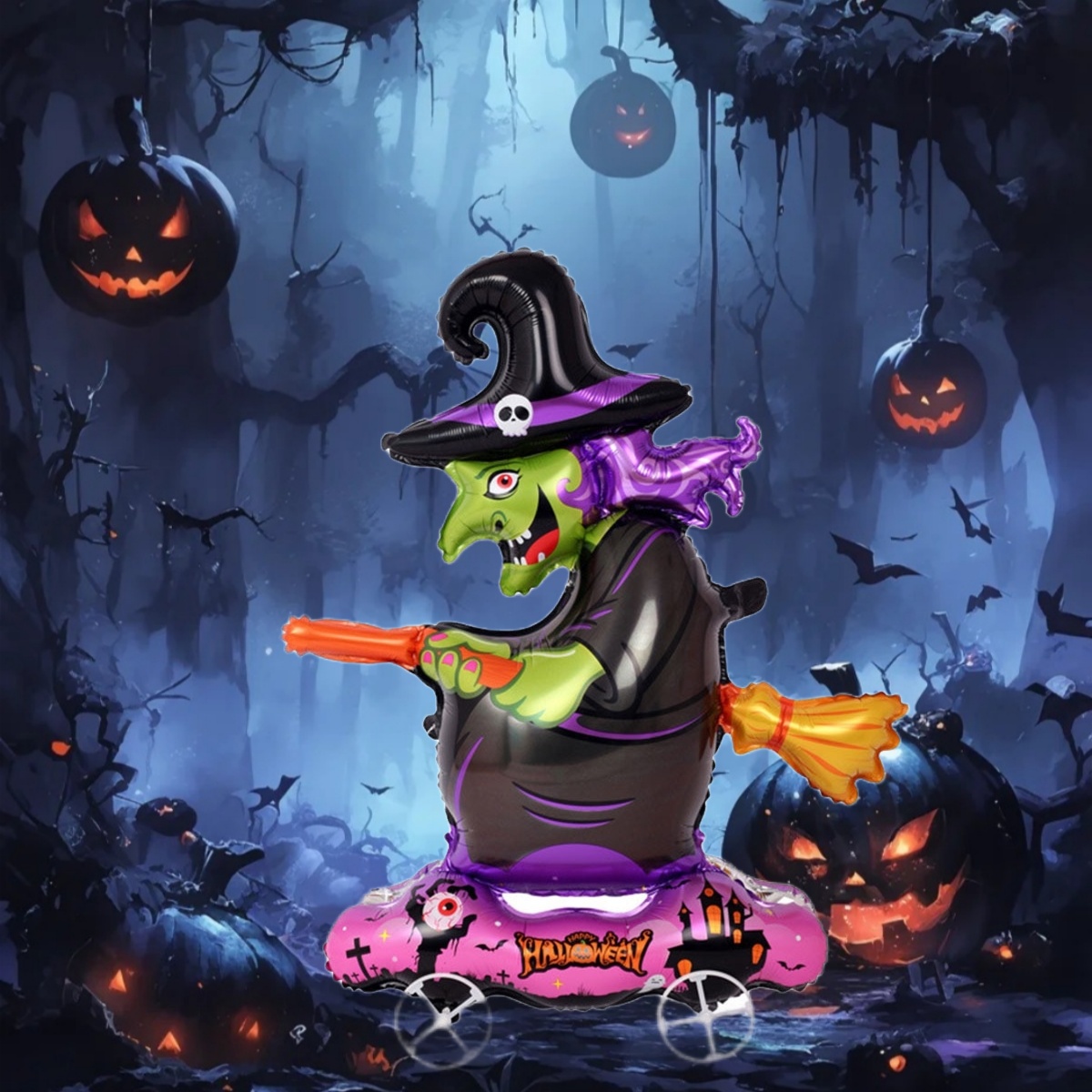 black cat broomstick witch wheels high quality - Temu United Kingdom