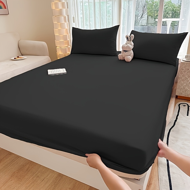E-shop 1 Stück Weiches Atmungsaktives Spannbettlaken Cloudsoft Ganzjahres-Matratzenbezug, Deep-Pocket Snugfit, Knitterarm Haustierfreundlicher Stoff,