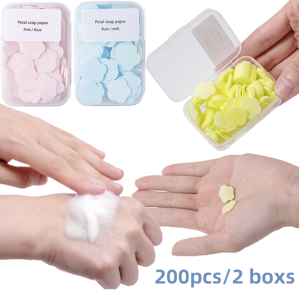 200pcs portable hand   sheets convenient and hygienic solution for outdoor activities and travel