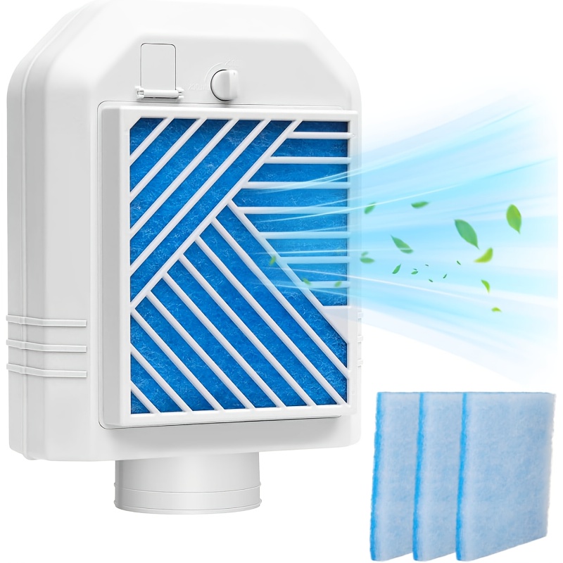 TEMU Dryer Vent Kit, , Kit With Upgraded Patented Safety Reminder To Eiminate Lint, Dryer Lint Box With Polyester Fiber Filter X4, Kit For Electric Dryer Energy, Gift