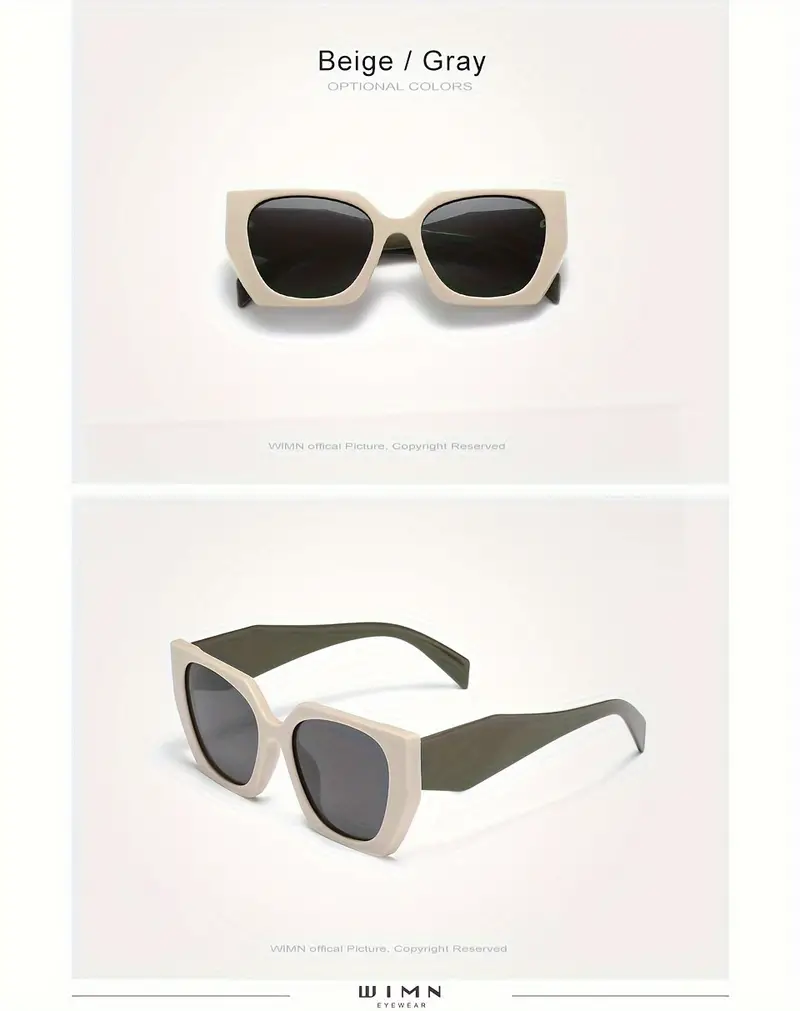 wimn polarized cat eye sunglasses for women men retro outdoor fashion sun shades for driving beach travel details 3