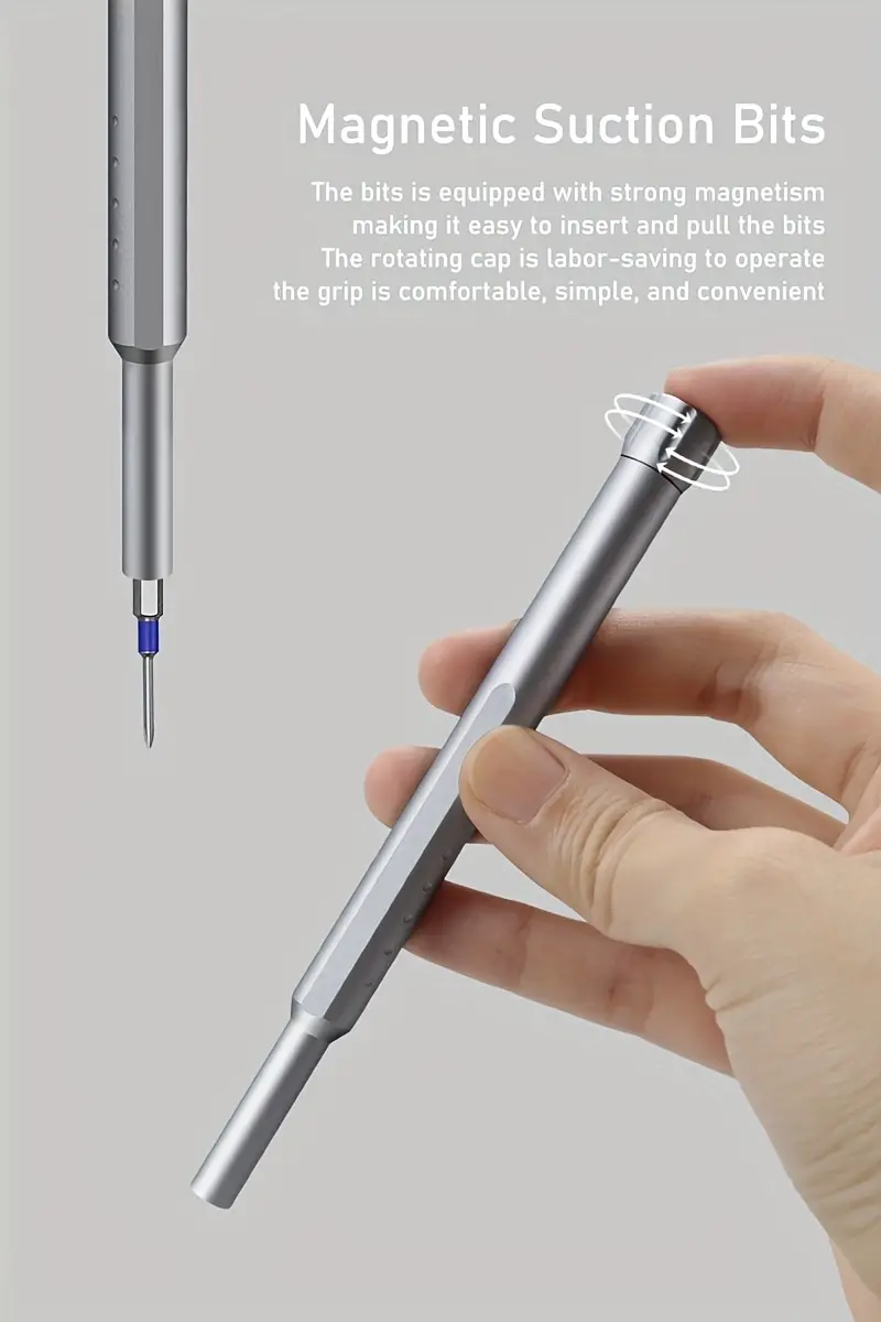 71 in 1 precision screwdriver set with magnetic holder metal construction no electricity required electronics computers glasses phones watches pc gaming consoles Product details 4