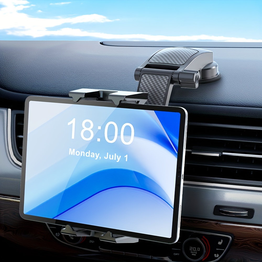 E-shop Auto Tablet Halterung Handyhalterung für Auto, Handyhalterung für LKW Armaturenbrett, Kompatibel mit 4-14 Zoll Handy und Tablet