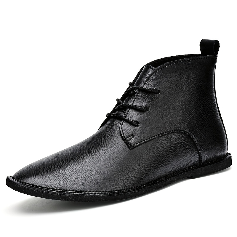 premium genuine leather mens shoes 2025 autumn winter - Temu display picture 1