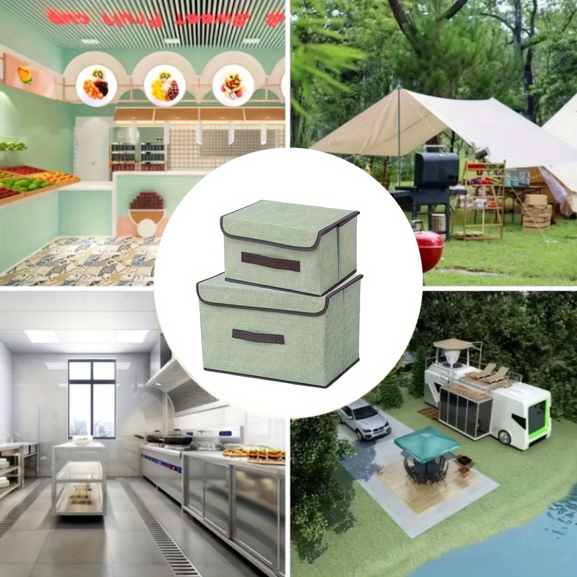 HomePekite - Juego De 3 Cajas De Almacenamiento Para Cápsulas De Ropa