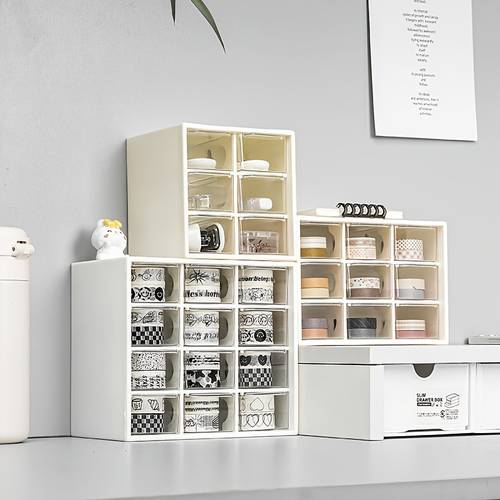 9 compartment clear plastic storage box durable multi section organizer suitable for jewelry hardware craft supplies desktop rectangular container high quality jewelry storage supplies desk and drawer organizer