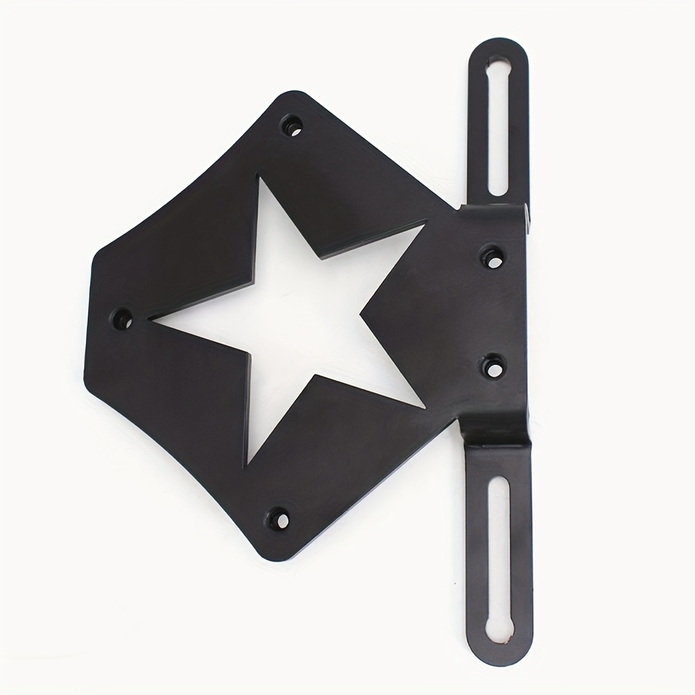 Universal Motorcycle Black Adjustable Saddlebag Support Bar Side Mount Bracket For Bobber Touring Dirt Bike Cafe Racer