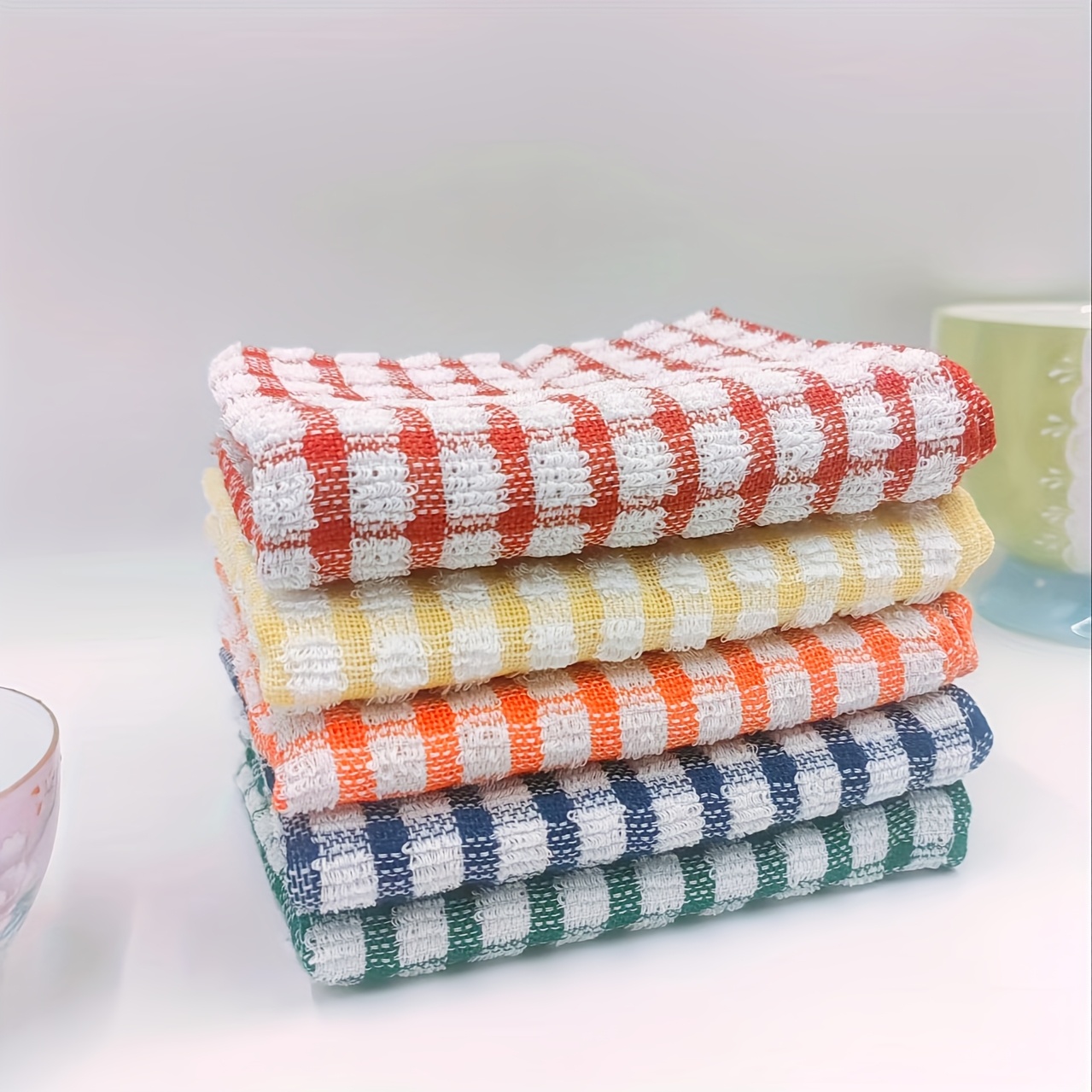 5 pack 11.02in*15.74in rutiga diskhanddukar - Temu Sweden