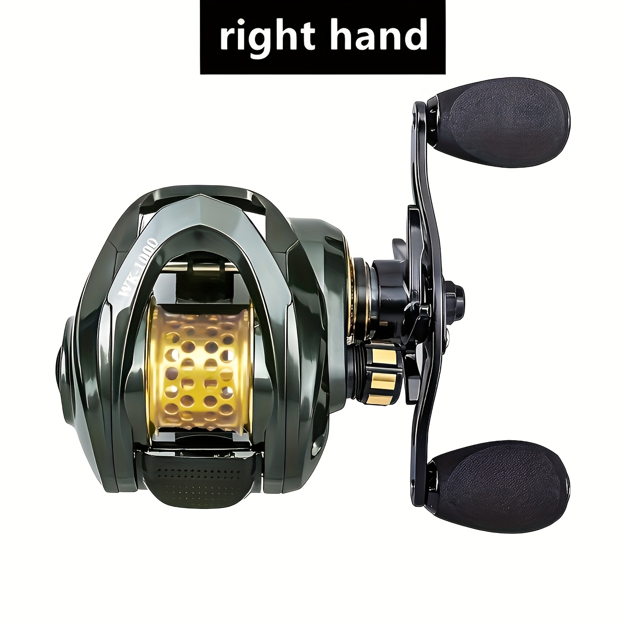 TEMU Outdoor Fishing Reels Heavy Duty Throwing Reels - Gear Ratio Durable Fishing Accessories, Saltwater And Freshwater Fishing Equipment, Suitable For Experienced To Catch