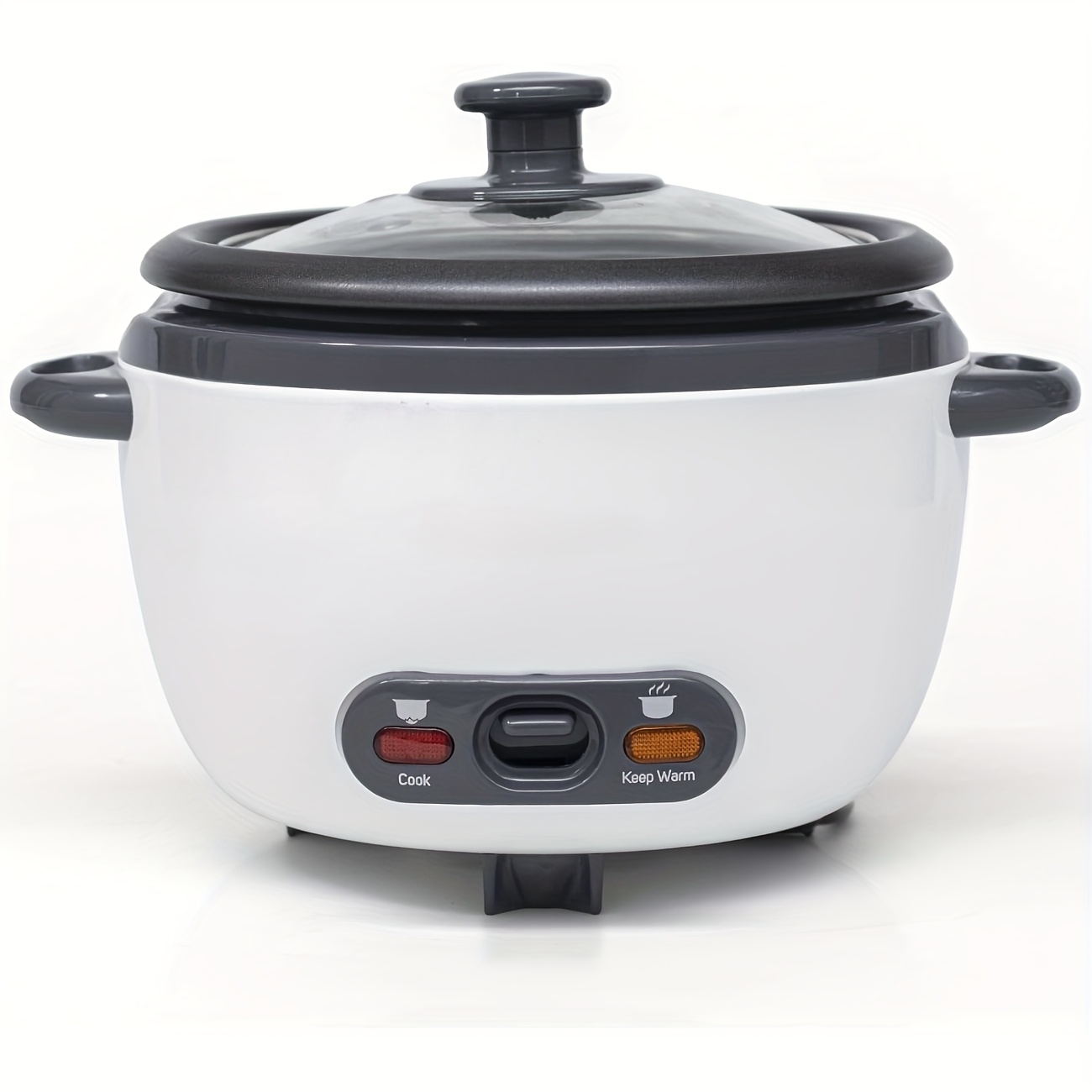 TEMU Small Mini Rice Cooker Cereal, Oatmeal, Grain Rice Cooker, Rice Cooker Steamer, Removable Pan, Full Lid