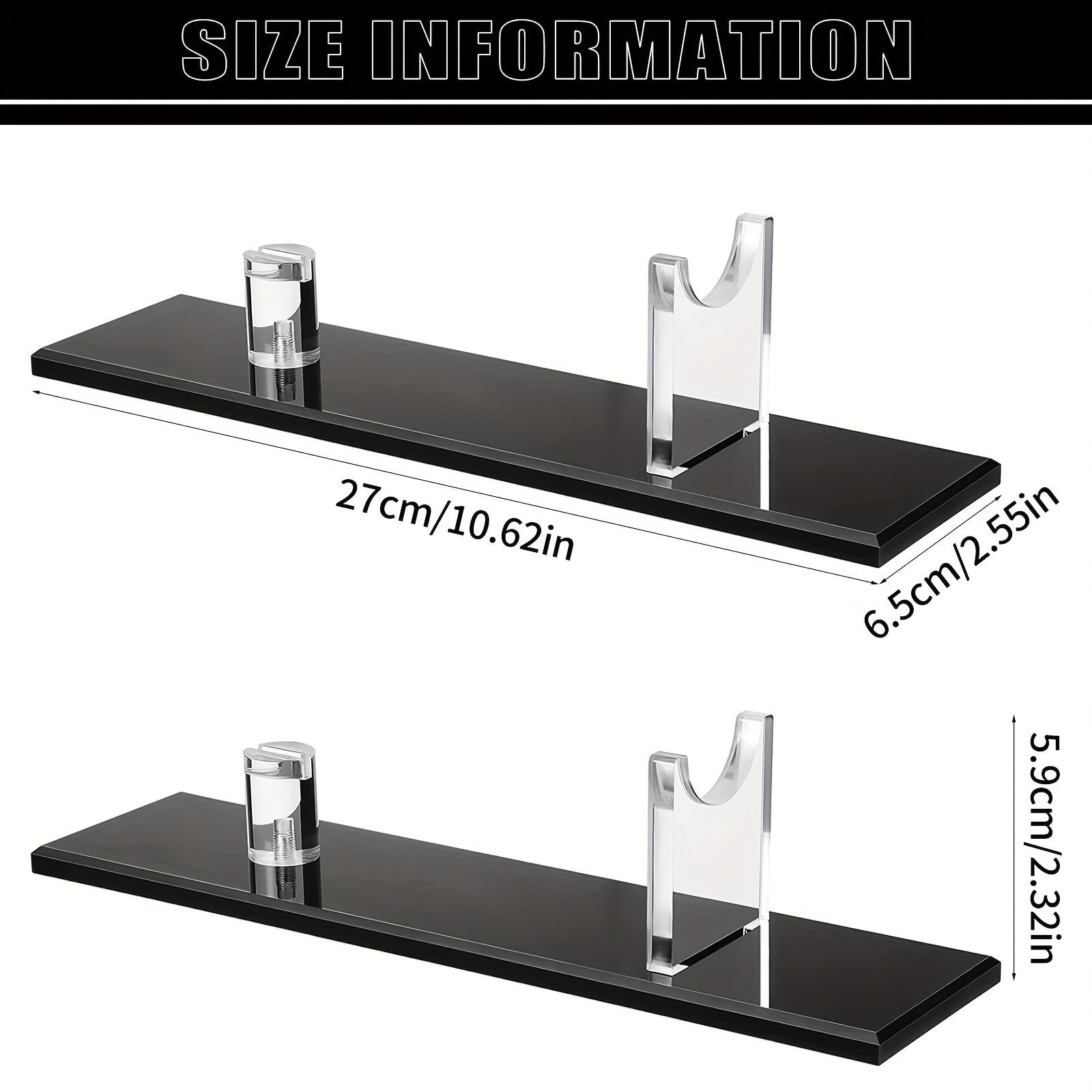 Acrylic Knife Holder Knife Display Stand, Desktop Knife Display Box, Home Decoration Single Knife Holder