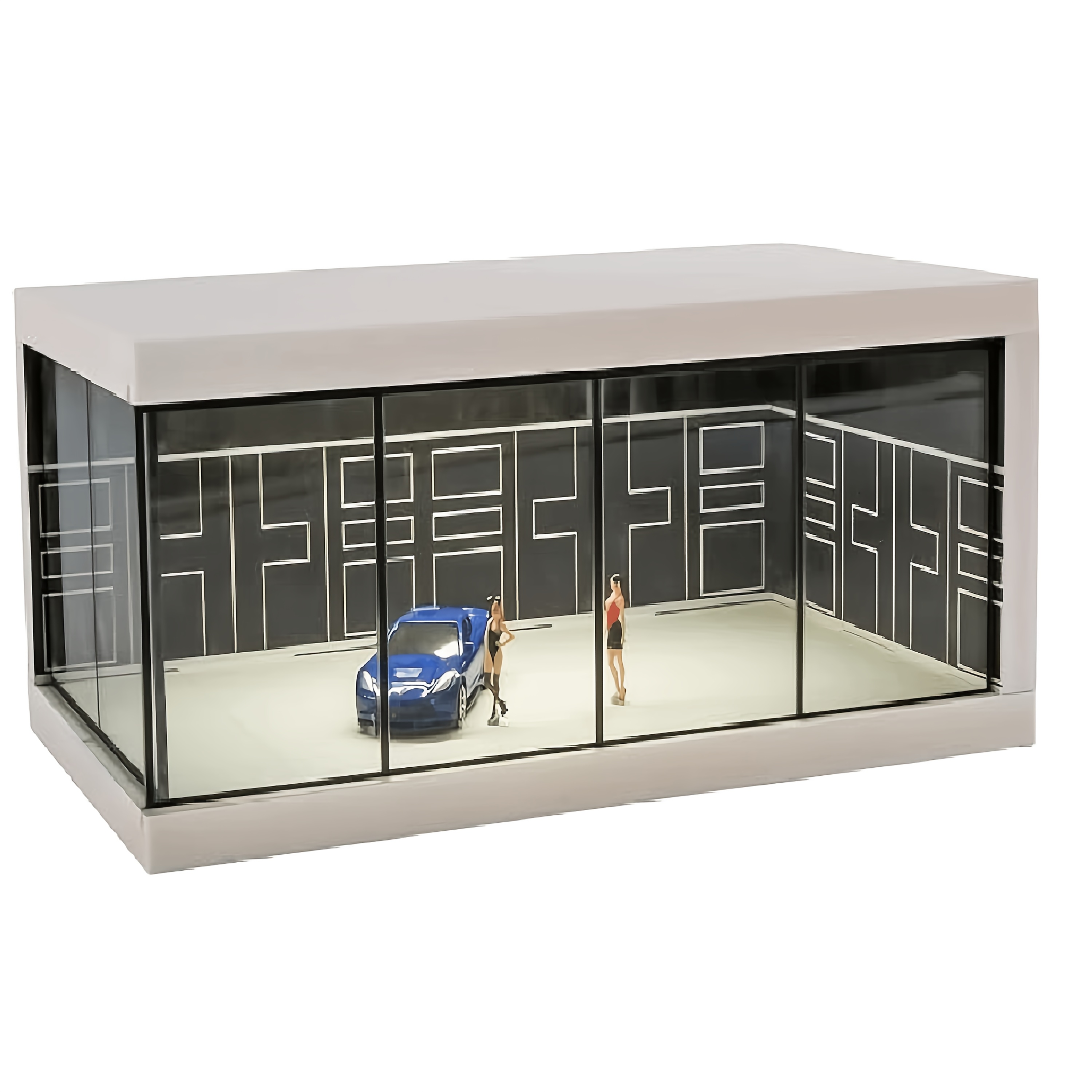 1 64 car model car garage scene display model toys - Temu