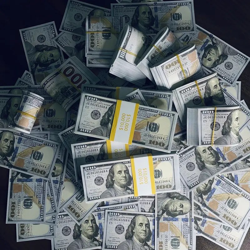 replica prop money set 100pcs of dollar christmas halloween parties filming movie props and board games details 3