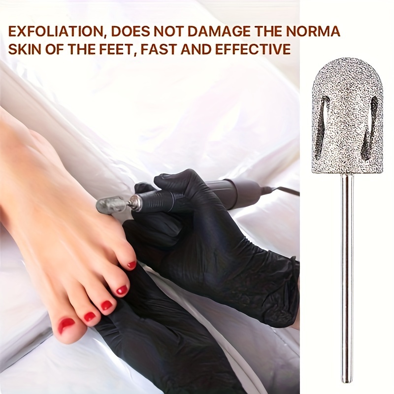 

Pedicure Drill Bit High-quality Exfoliation Tool, Nail Salon & Spa Foot Care Accessory With Coarse, Medium & Fine Heads