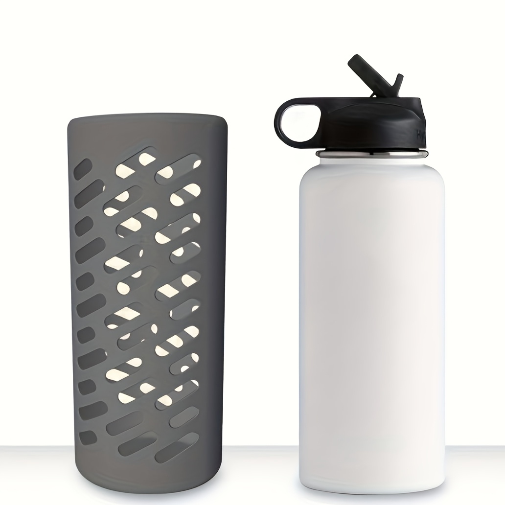 TEMU 1pc Silicone Cup Sleeve, Protective, Anti-slip, Anti-scratch, For Water Bottles And Cups