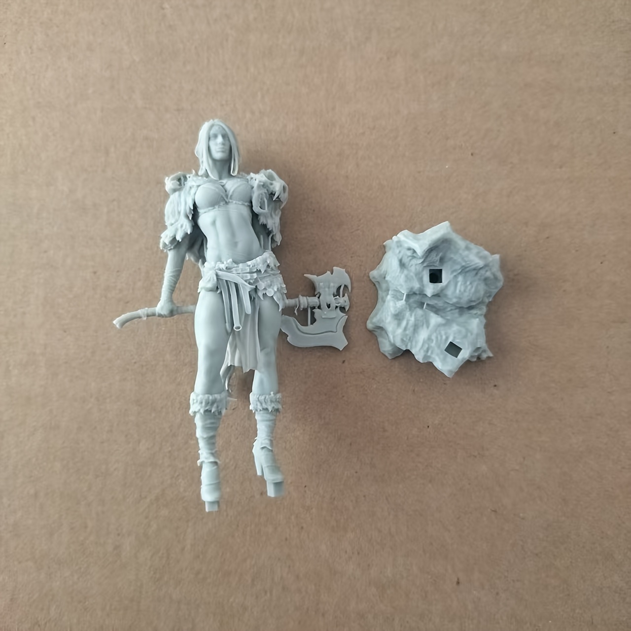 TEMU 75mm/ Amisia, Unpainted, Self-assembly (for Tabletop Games, Miniatures), Resin Gk Figure/painting , Model Assembly And Collection, Ornament