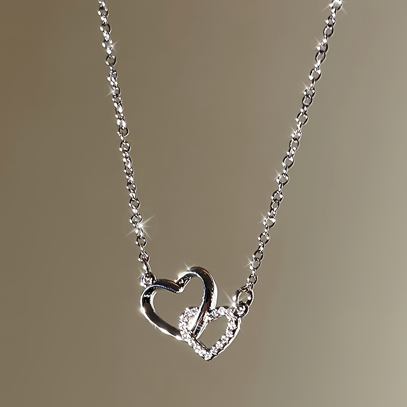 

Pendant Necklace - Cute & Simple 925 Silver Clavicle Chain, Perfect Birthday Gift For Her