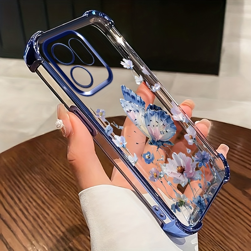 TEMU Phone Case: Premium Transparent Soft Case For Oppo Reno 14, 14 Pro, 14f, Reno 13f 5g, Reno 11f, Reno 10, 10 Pro, With Electroplated Shiny Edges