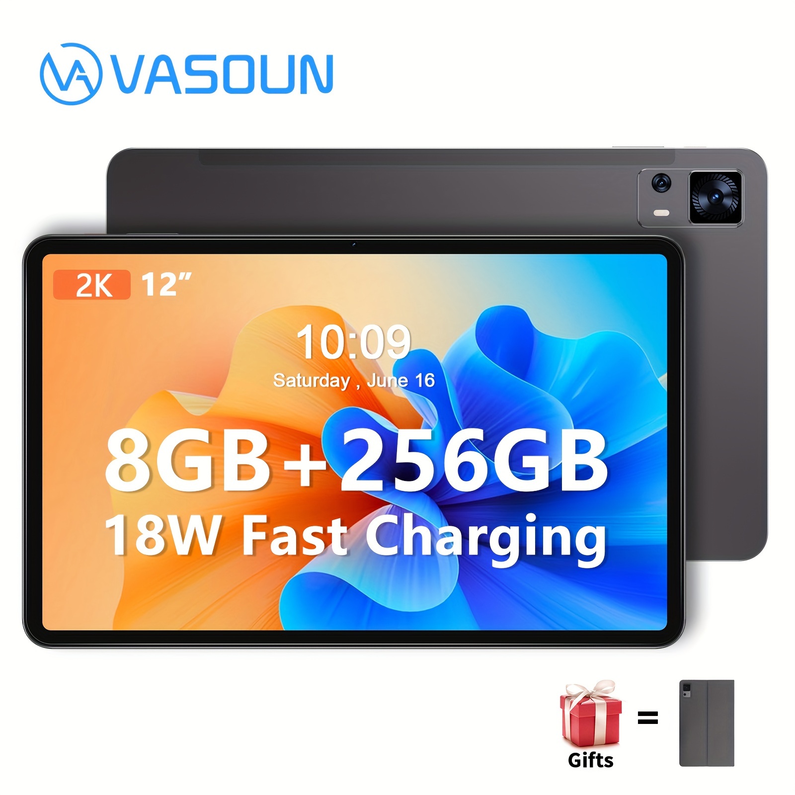 VASOUN Tablette 12 Pouces Android 13 OS Tableta Avec Étui - Temu Canada
