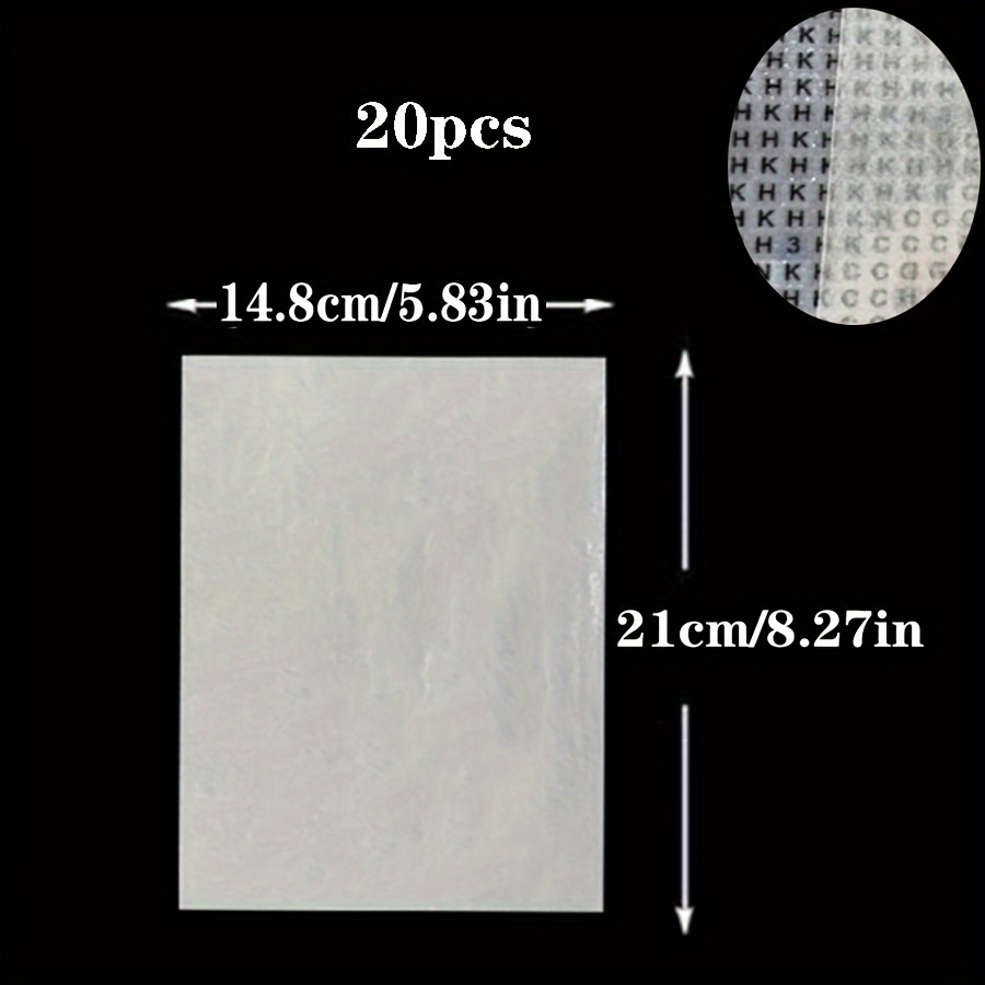 10//100pcs Painting Dustproof Stickers, Thin Large Anti-stick Diy Cover Paper, Reusable Diamond Mosaic Accessory Tool Stickers Double-sided Painting Release Paper New Style