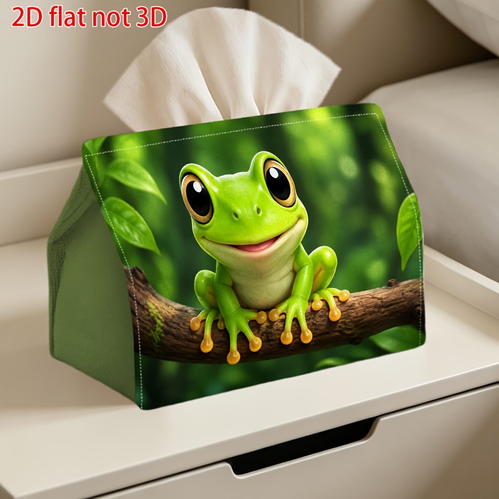 TEMU 2d Flat, 1pc, Napkin Dispenser, On A Branch, Patterned Tissue Box, Home Essential, Ideal Gift For , Used In Kitchen, Living Room, Dining Room,