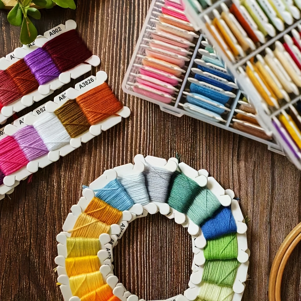 Cross Stitch Thread Organizer with 7 Type Embroidery Tools Kit