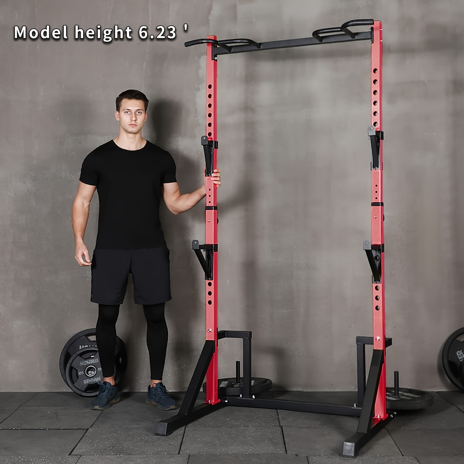 Squat Bench Mirafit M210 Half Power Rack Squat Rack Mirafit Safety