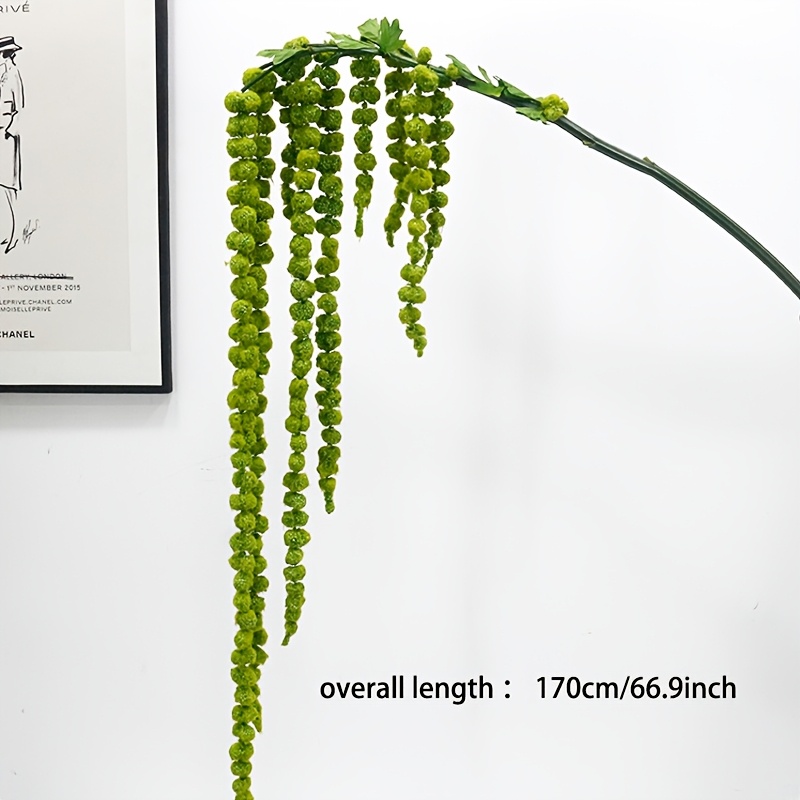 1pc Lifelike Artificial Berry Vine - Perfect For Wedding & Home Decor, Modern Minimalist Floral Accent, Ideal For Office, Hotel Display & Christmas