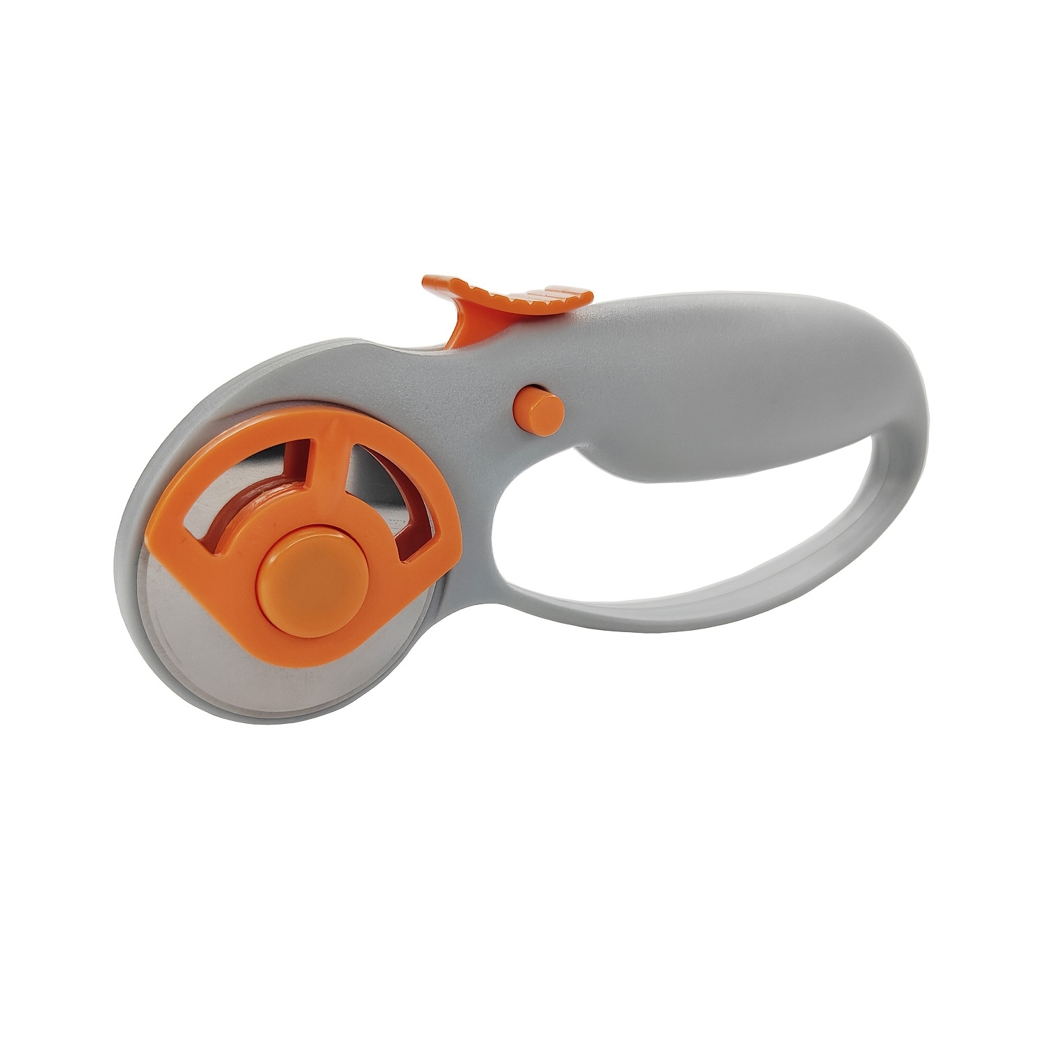 1pc 45mm Rotary Cutter With Lock Button, Loop Grip, Roller Cutter For Fabric, Sewing, Quilting, Papers, Leather, Crafting, Crafts - Perfect Gift For Crafters & Diy Enthusiasts
