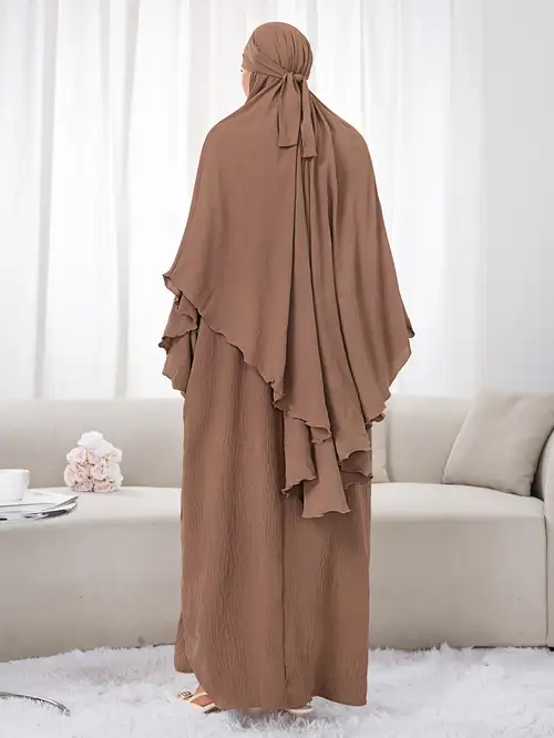 light green dress with hijab sold on Temu Philippines light green dress with hijab sold on Temu Philippines