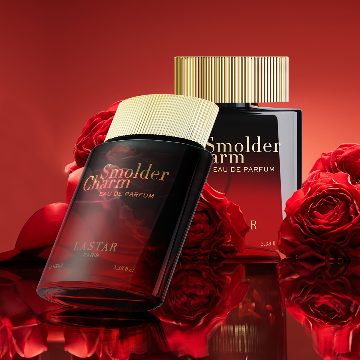 Image of New Product , 2 Bottles Of 100ml Large 's Perfume Gift Box Set, Perfume Oil, , Amber Wood Warm Spice, Durable Perfume, Exquisite Gift Box, Holiday Gifts, Anniversary, Valentine's Day Gifts