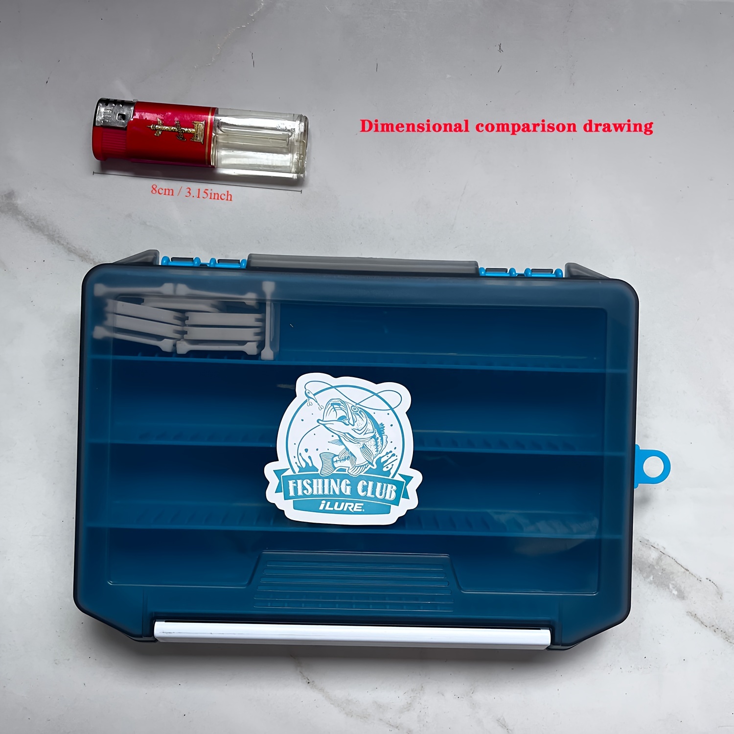 多機能両面釣りルアー収納ボックス 自由に組み合わせられる釣り餌  