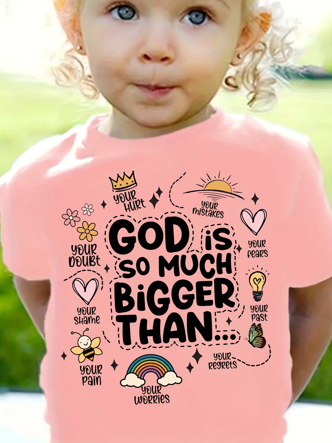 神様はとても大きいです。夏にはかわいいtシャツが です。 | temu Temu 