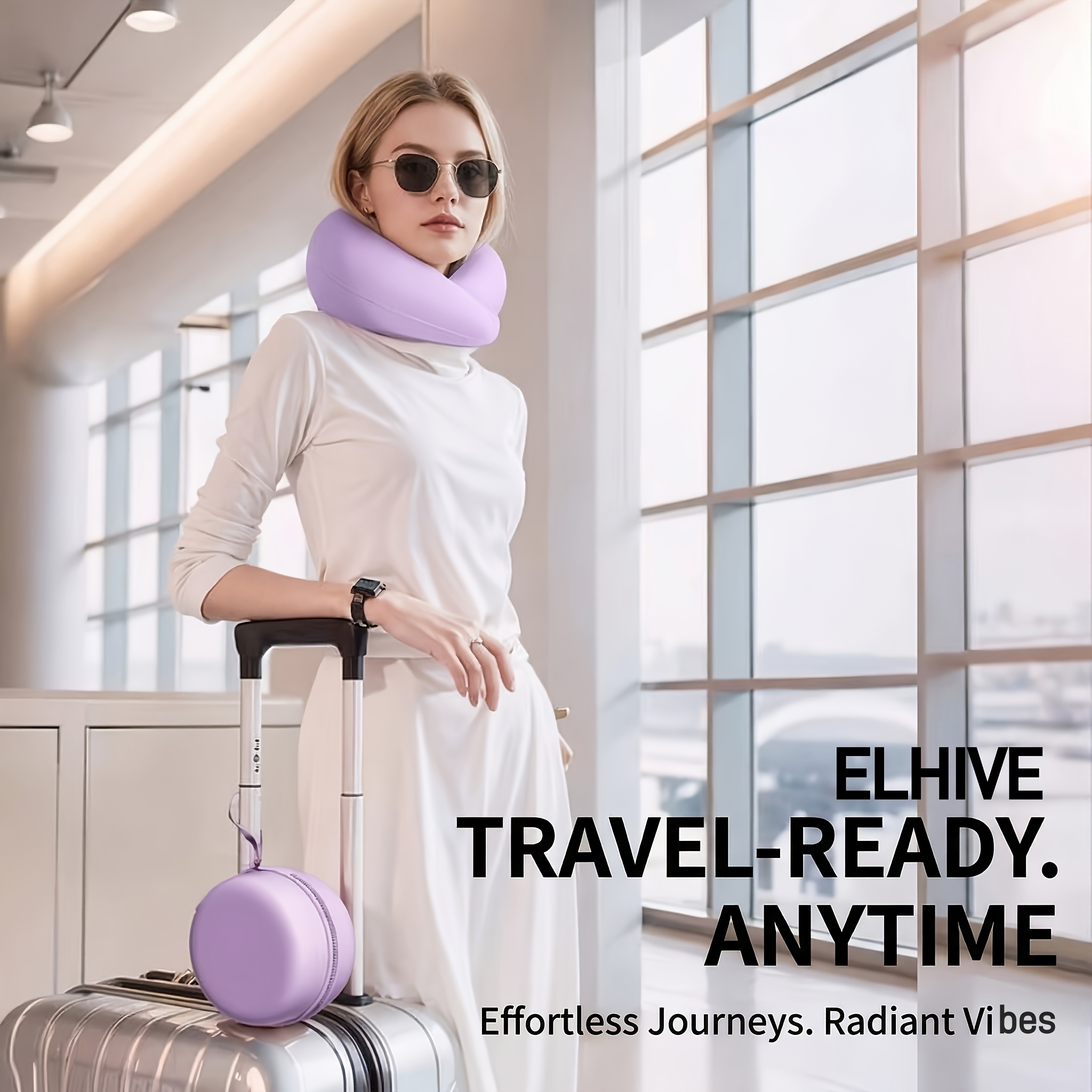 u shaped travel neck pillow travel pillow comfortable   suitable for travel aircraft cars family road travel necessities delivery of portable storage box Product details 2