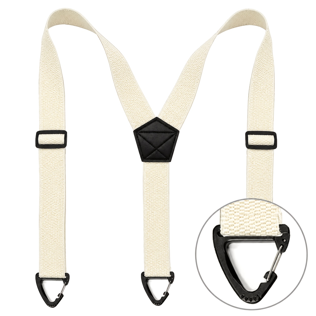TEMU Design Invisibile con Cinturino a Y, Elegante e Non Appesantito, Tessuto ad Elasticit� Largo 1.5 Pollici, Elasticit� Totale e Resistente, 3 Set
