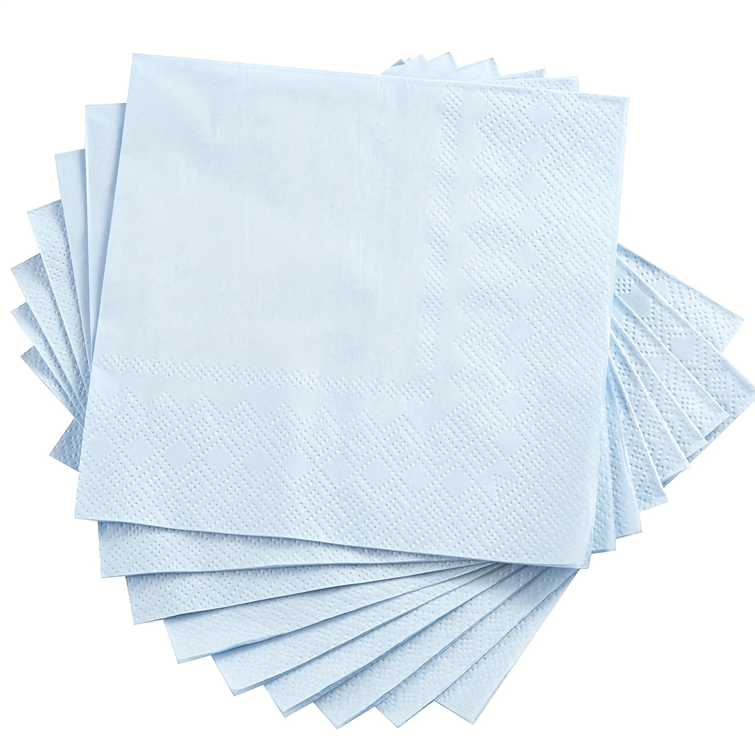 TEMU 50/100pcs Disposable Party Napkins, 2-ply Soft & Absorbent, Elegant Diamond Pattern â Perfect For Weddings, Birthdays, Anniversaries And Partie