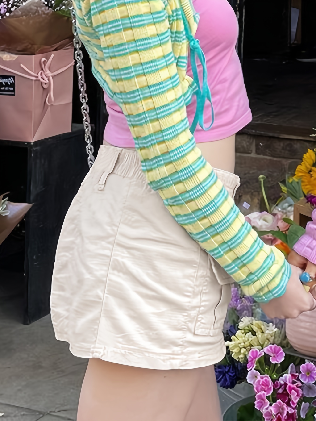 Mini falda cargo Rosa – Fashion Styled