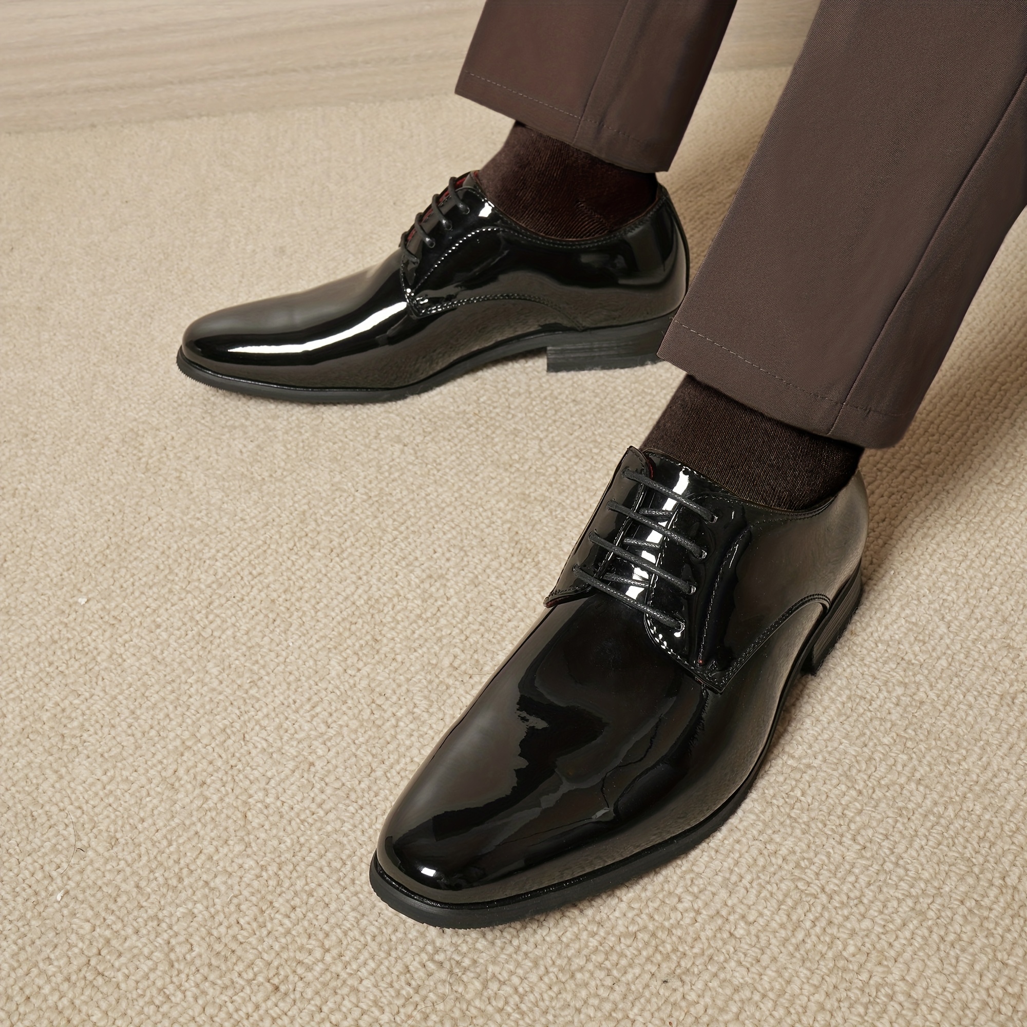 men shoes no lace sold on Temu United States