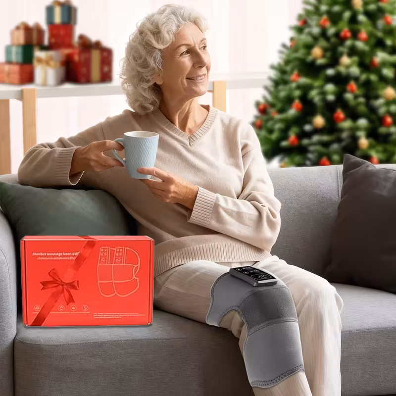 2025 model features five levels of precise temperature control and level vibration knee brace it has a large capacity battery for extended use the lcd screen is enlarged with and touch control for by the el Product details 1