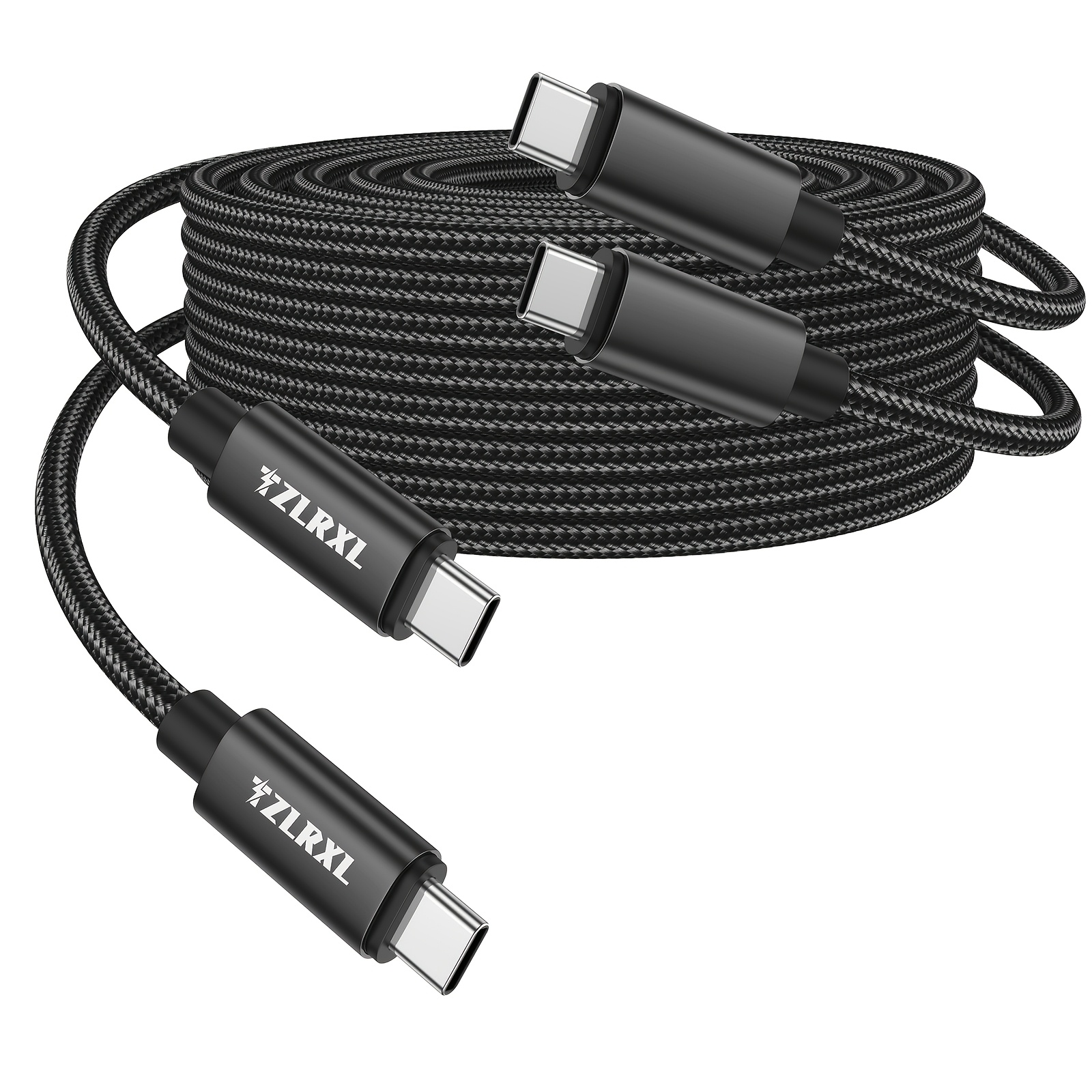 2pcs Type C to Type C Fast Charging Cable, Durable and Sturdy