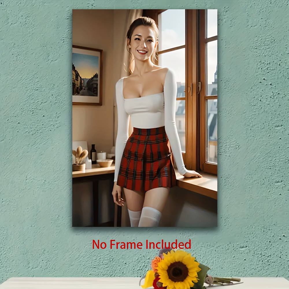 chic art canvas print elegant top Temu Mauritius