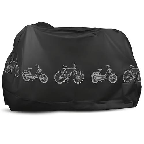 horse heavy duty pe bicycle motorcycle cover 330 lb load capacity waterproof protective cover white line hand washable minimalist style mixed color version