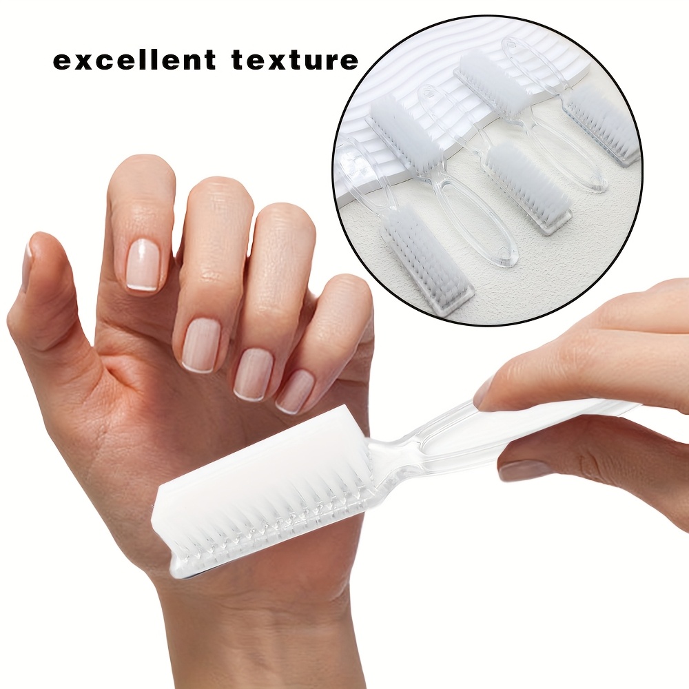 Multifunctional Transparent Nail Cleaning Brushes Set