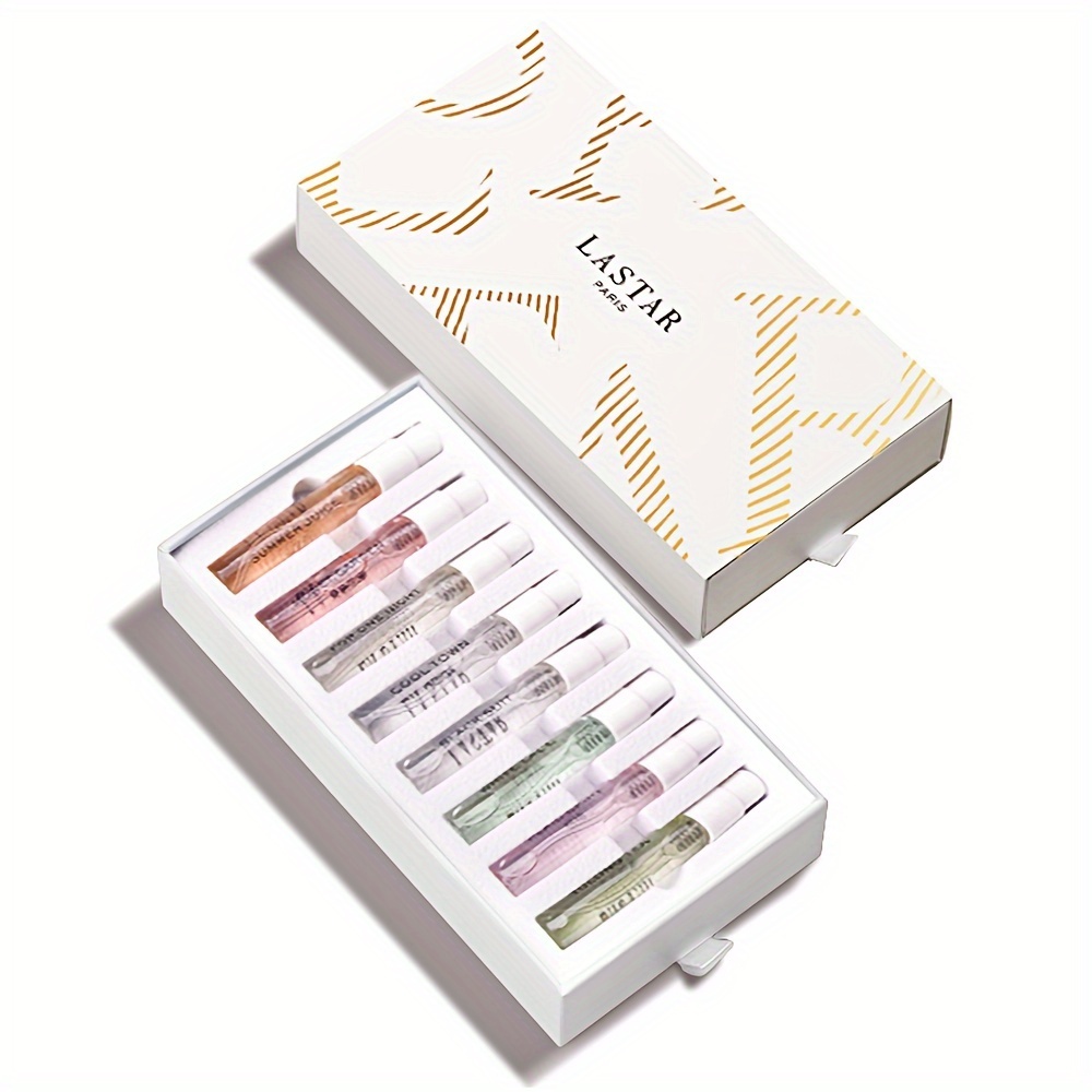 Image of Lastar Spray Perfume Set, Gift Box, A Total Of, Lasting Fragrance, 8 Different Fragrance Combinations, Suitable For Different Occasions, Easy To Carry, Cologne For Men, Men And Women Can Use