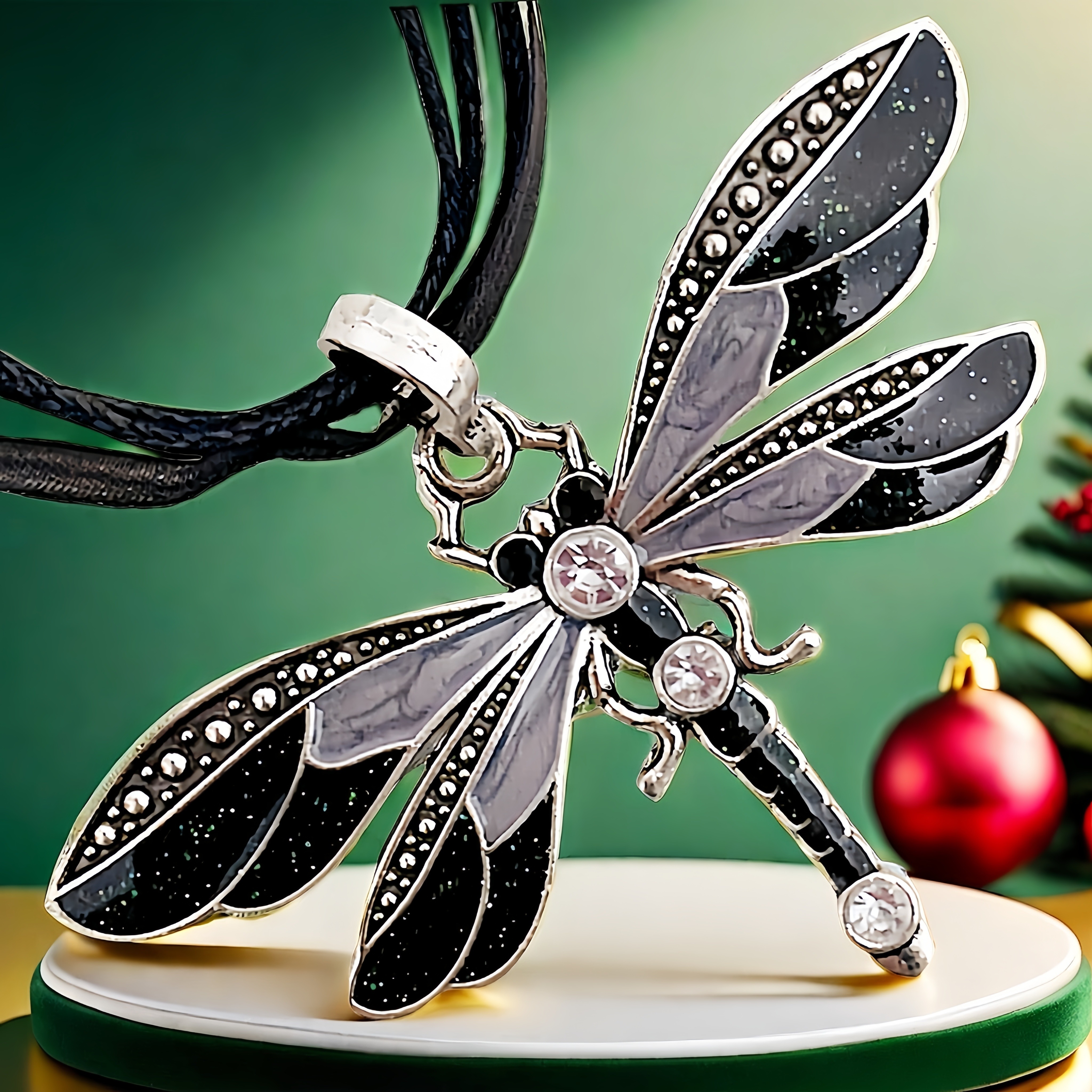 TEMU 1pc/6pcs Dragonfly Pendant Necklace Set Vintage Men's And Women's Mother's Day Valentine's Day Classic Style Bohemian Sweater Chain Accessories