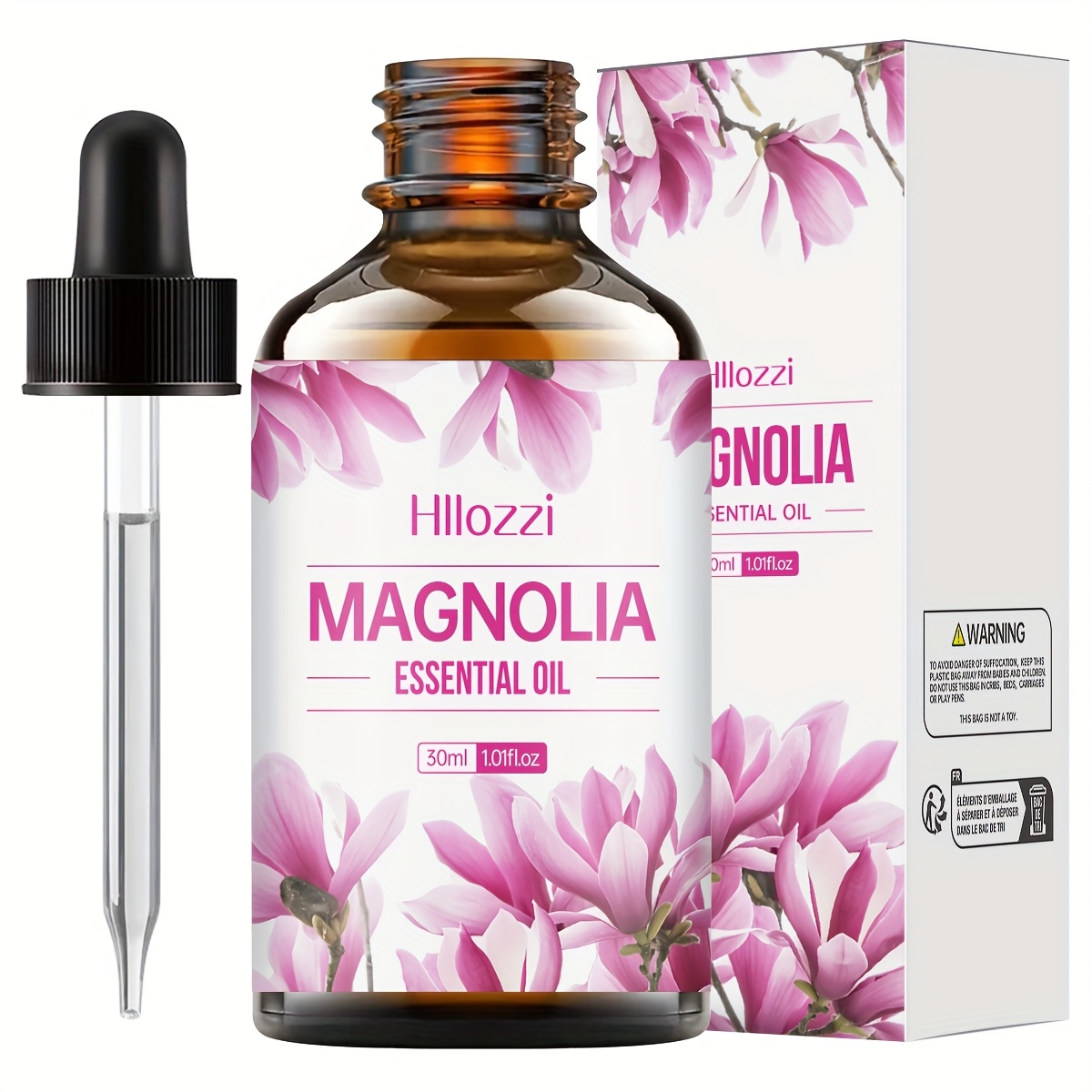 Magnolia Essential Oil, 30ml/1.01 Fl Oz, Moisturizing Oil For Hair, Face And Body Care, Suitable For Bath Routine, Care And Body Massage, Suitable For Types